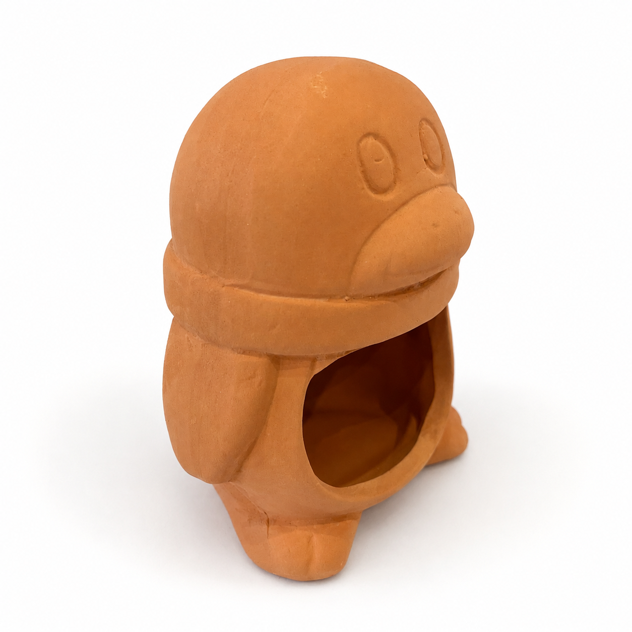 Clay Penguin Cave Ornament