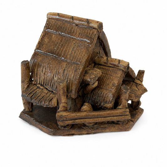 Small Huts Ornament