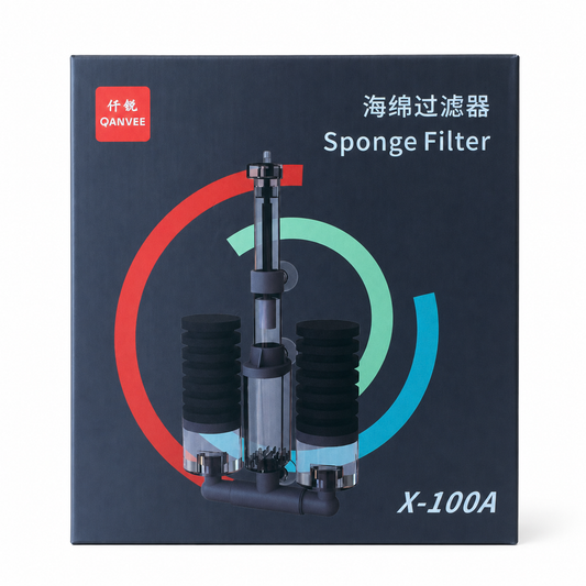Aquarium Twin Sponge Filter X-100A