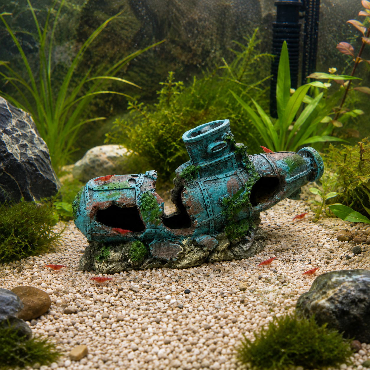 Sunken Submarine Ornament