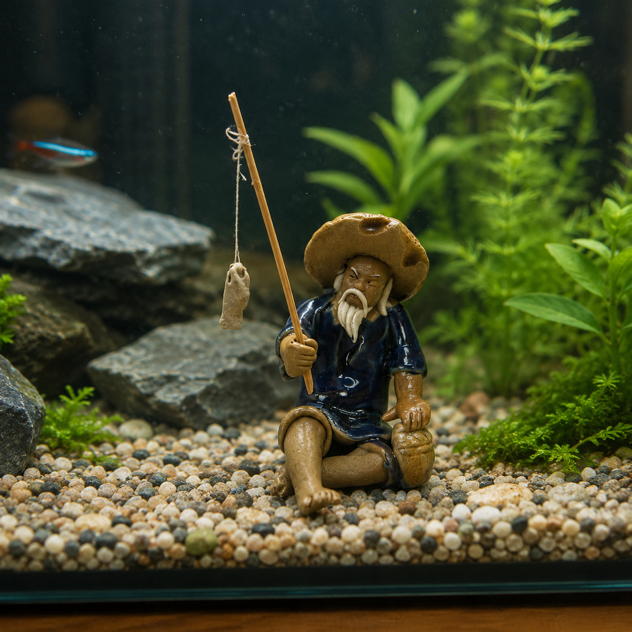 Fishing Man Ornament